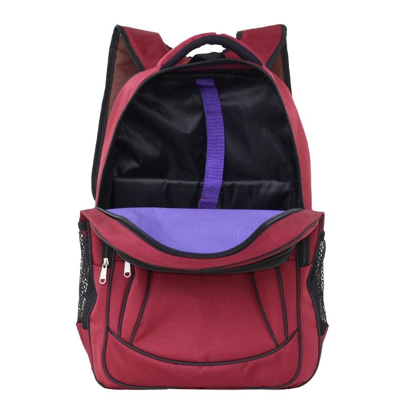 Tas Ransel Laptop Maroon A11