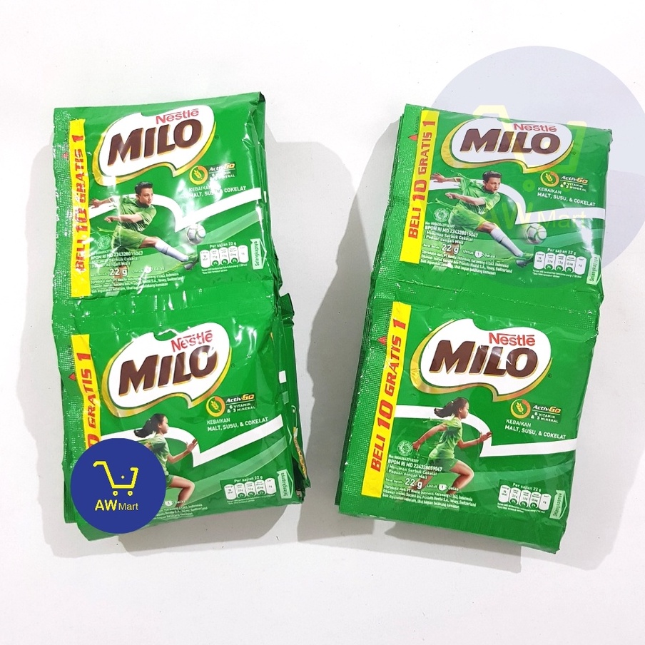 

MILO NESTLE RENCENGAN (10 SACHET X 22 GRAM) - MILO ACTIVE GO - TIDAK ADA GRATISANNYA LAGI !!