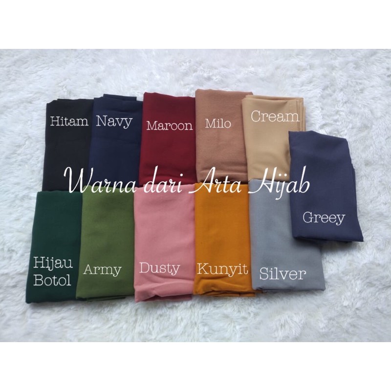 Pashmina TALI panjang (180cm x 75cm) jilbab instan wanita khimar fashion busana kerudung muslim