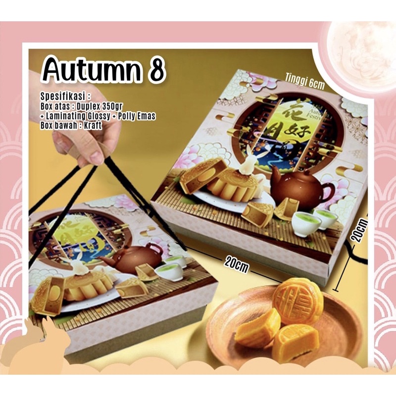 

box mooncake kotak kue bulan 125-150gr