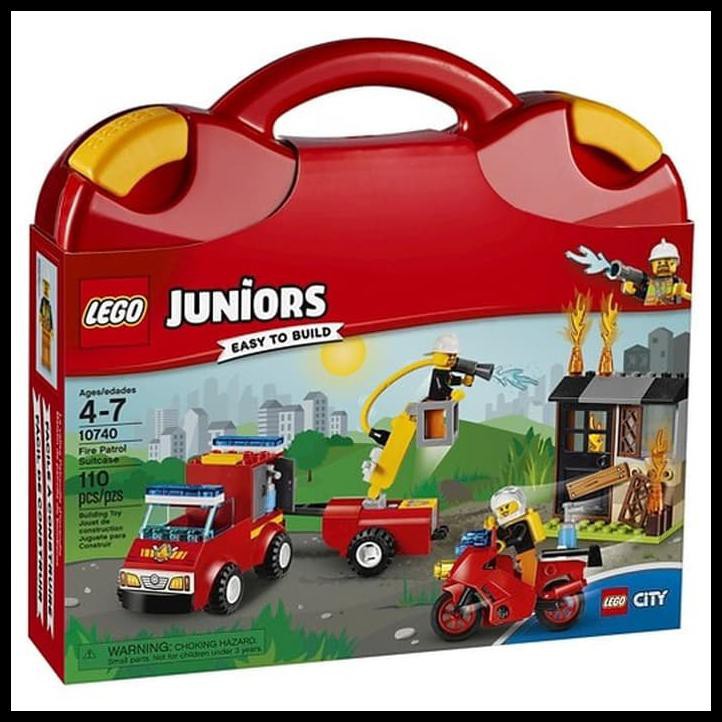 lego juniors fire patrol suitcase