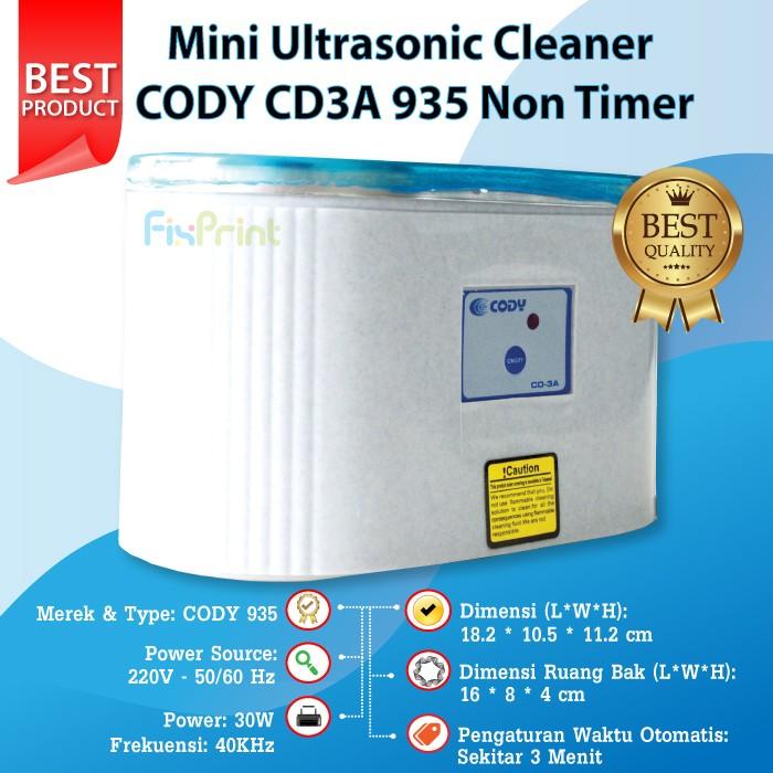 Mini Ultrasonic Cleaner DADI DA-968 + Timer Murah
