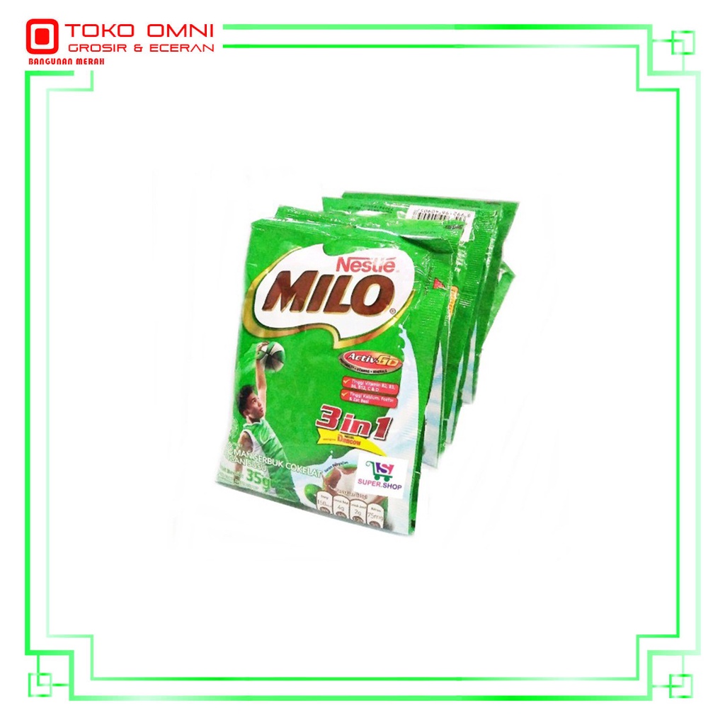 

MILO 3 IN 1 ACTIVE GO (10 X 35 GR)