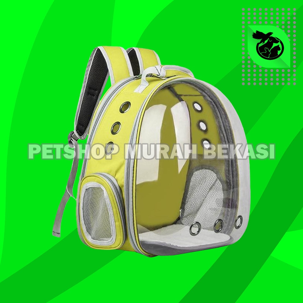 Tas Astronot Transparan Aksesoris Anjing dan Kucing