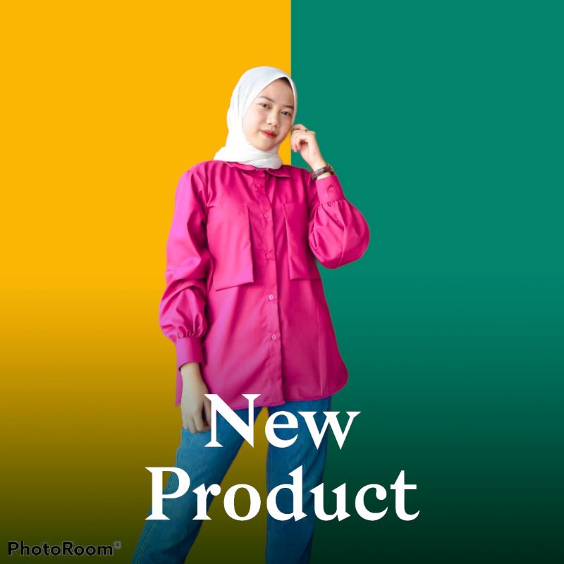 Kemeja Pocket by Keenanthi / Katun Poplin / Kemeja Toyobo / Kemeja Saku / Kemeja Oversize / Kemeja Electric Blue/ Kemeja Magenta / Kemeja Fuschia / Kemeja Fanta