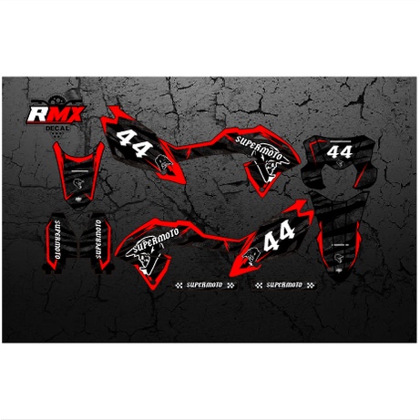 DECAL STICKER KLX BF (034) DEKAL STIKER KLX 150 G/SE/EXTREME/NEW FULLBODY 2016 2017 2018 2019 2020 2