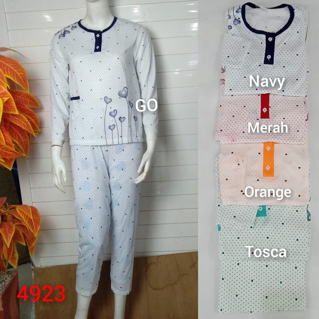 gos B BABYDOLL Bobo PP Dewasa Standart Setelan Baju Tidur Busui Celana Panjang Lengan Panjang