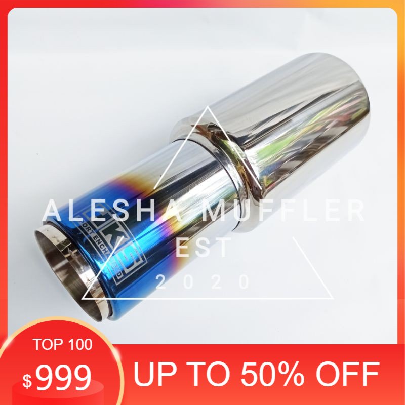 Knalpot Racing Mobil Double Cincin Burntipe Suara Full Bass