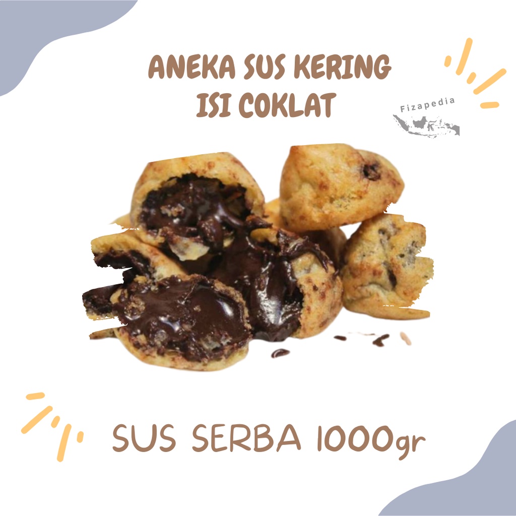 

Kue Sus Kering Isi Coklat 1kg Murah GG/Sarikaya/Duosus