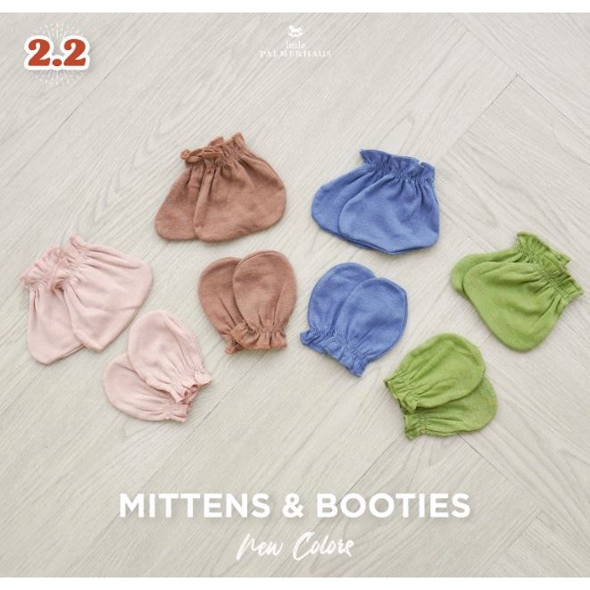 Sarung Tangan &amp; Kaki Bayi Little Palmerhaus - Mittens Booties