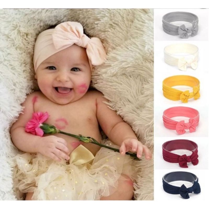 Bandana Anak Bando Anak Model Pita Bandana Bayi Bando Bayi Headband Anak Bayi Perempuan kelinci Bando Donat Bando Kupu-kupu Bando Kepang Turban Bayi