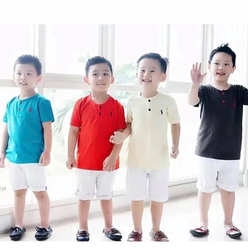 KAOS ANAK POLO KANCING