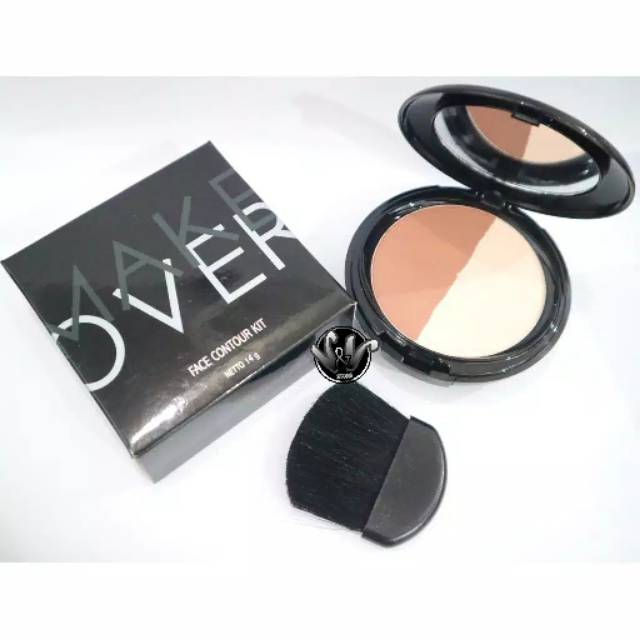 MAKE OVER FACE CONTOUR KIT/MAKE OVER/KOSMETIK/SHADING WAJAH/SHADING MAKE OVER/MAKE UP