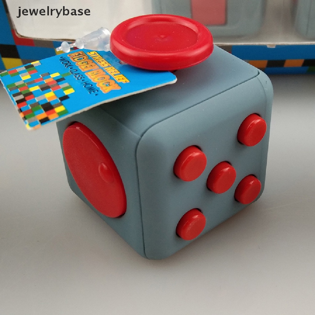 (jewelrybase) Mainan Fidget Cube Puzzle Ralix Untuk Penghilang Stress