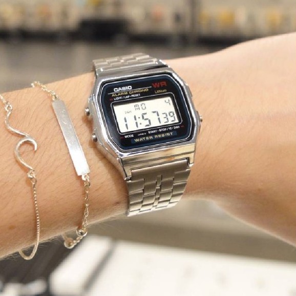 JAM TANGAN WANITA CASIO GENERAL A159WA-N1DF DIGITAL ORIGINAL GARANSI
