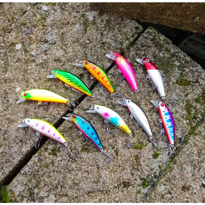 Minnow Sinking UL 5cm 6.5gram - Umpan Casting Ultralight Replika Agile / Savior