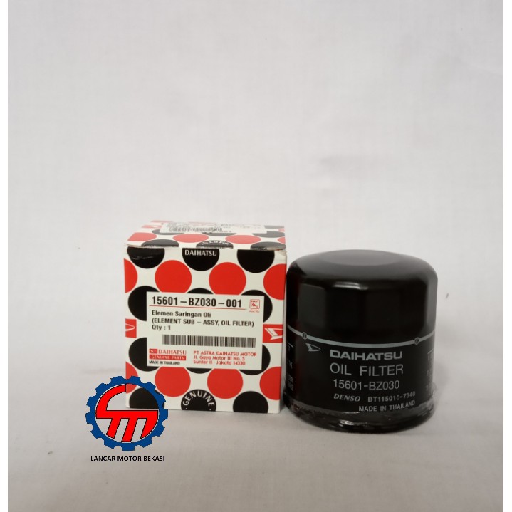 Filter Oli / Oil Filter Agya 1.0 / Ayla / Calya / Sigra  Asli Daihatsu 15601-BZ030-001