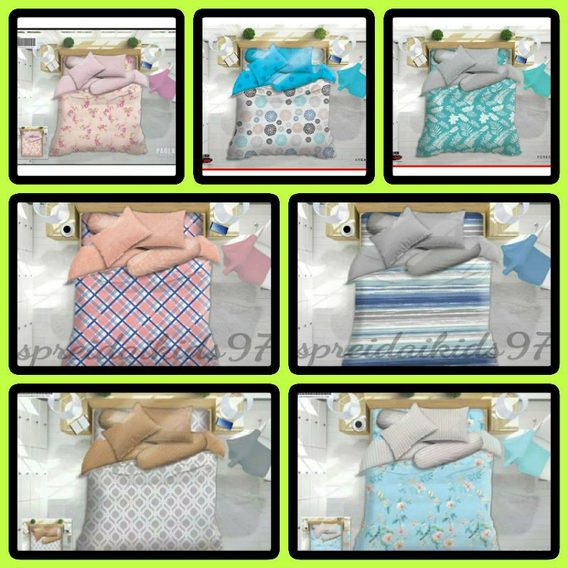 BEDCOVER MY LOVE T30 K8NG 180X200T30CM PAOLA FOREST WINTER FLORE LUISA KYRA MABEL