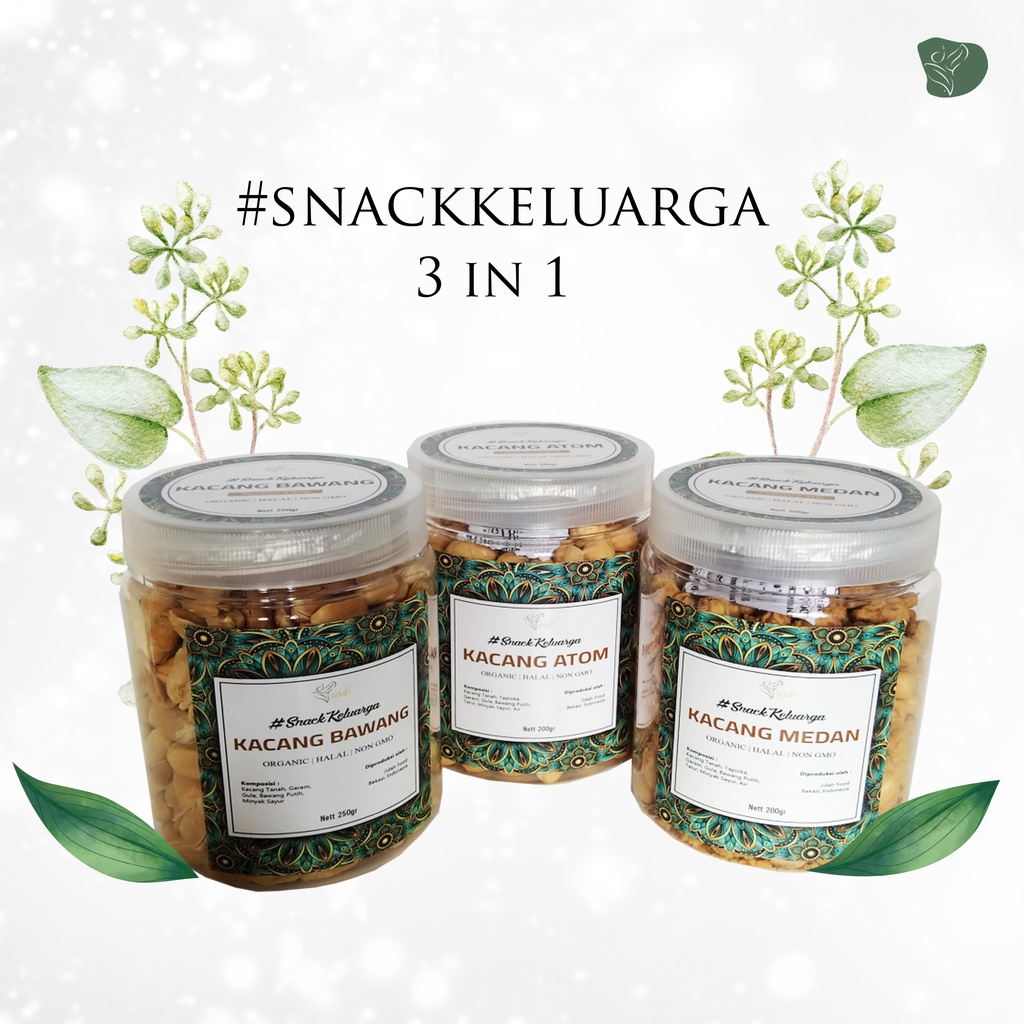 

Hampers Kacang kacang bawang kacang atom Kacang telur medan premium renyah garing oven manis kacang telor kacang bali kacang tepung medan telur gurih kacang bawang goreng enak camilan cemilan toples jar