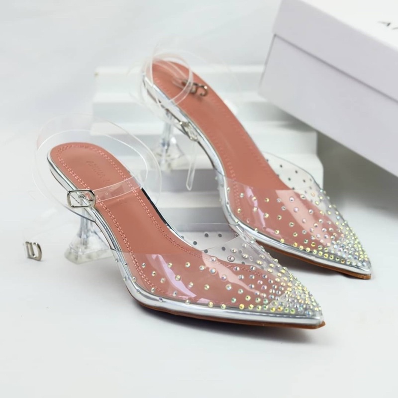 SEPATU WANITA AMINA MUADDI AMS03 AMS04 SWAROVSKI PREMIUM IMPORT