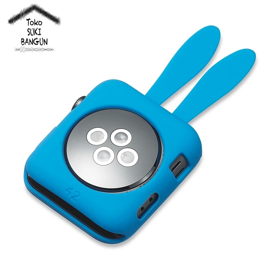 Rabbit Ears Soft Silicone Case for Apple Watch 38mm 42mm Series 1 2 3