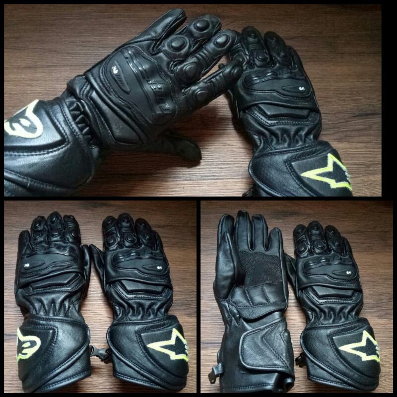 sarung tangan motor alpinestar hitam