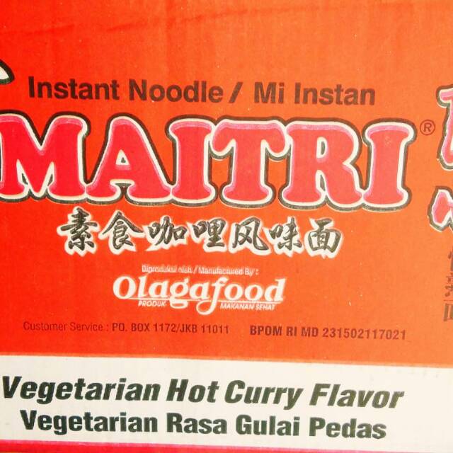 Mie Instan Maitri Curry