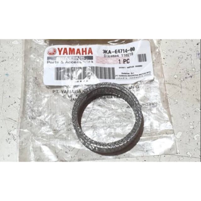 Paking sambungan knalpot tengah rx king asli original YAMAHA 3KA E4714 00