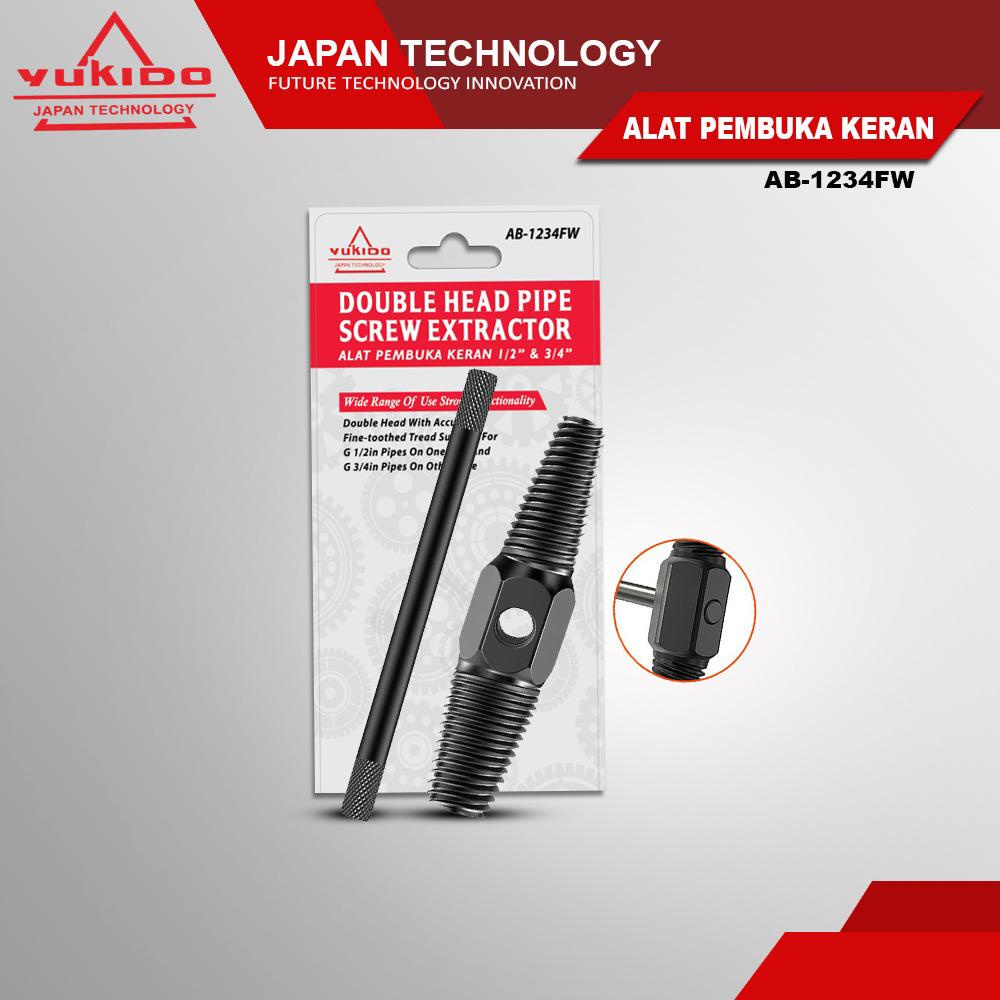 YUKIDO Alat Pembuka kran Patah Dalam Pipa / Pipe Screw Extractor