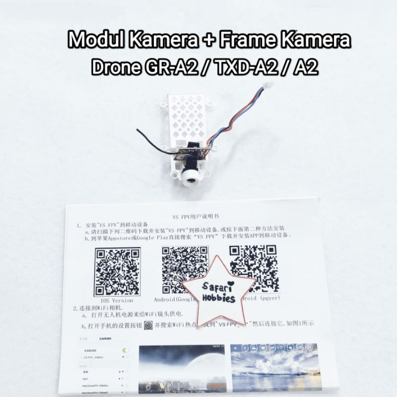 Modul Kamera + Frame Kamera Drone TXD-A2 / GR-A2 / A2