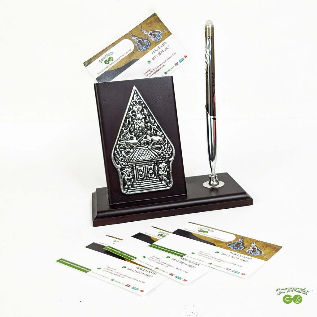 

Tempat Kartu Nama Pulpen Wayang Gunungan Kayu