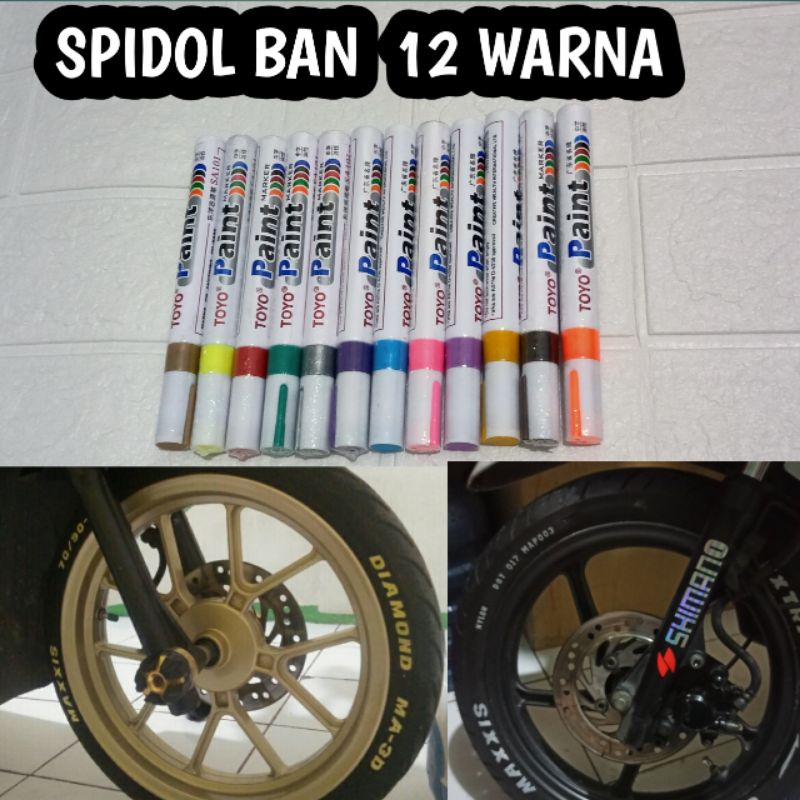 SPIDOL BAN TOYO SILPIDOL BAN MOBIL SPIDOL BAN MOTOR SPIDOL BAN PERMANEN