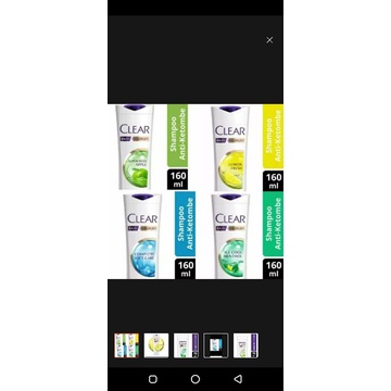 clear shampoo 160ml