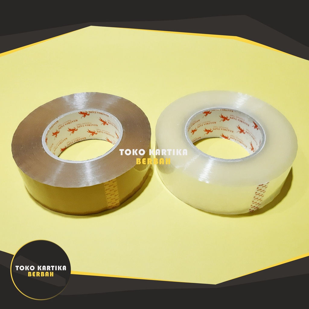 

LAKBAN JUMBO BENING & COKLAT 45 MM 300 YARD / SELOTIP / ISOLASI / CLEAR / COKELAT PREMIUM TAPE