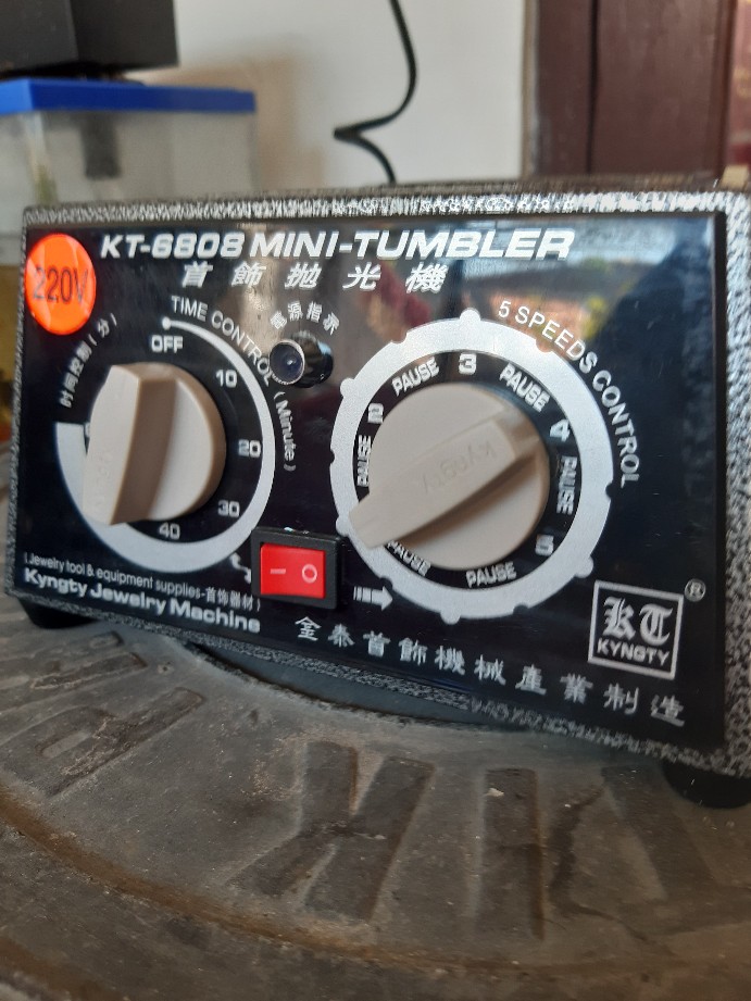 Mesin Sangling / Mesin Molen / Mesin Mini Tumbler Kyngty Kt 6808 / Mesin Pencuci Perhiasan