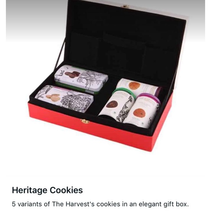 

THE HARVEST COOKIES BOX HAMPERS HERITAGE COOKIES ISI 5 FVV54DC41