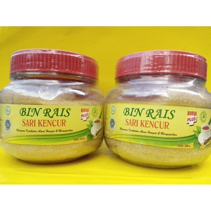 

obat asli, obat dokter, minuman instant sari kencur bubuk toples bin rais 300 gr herbal,