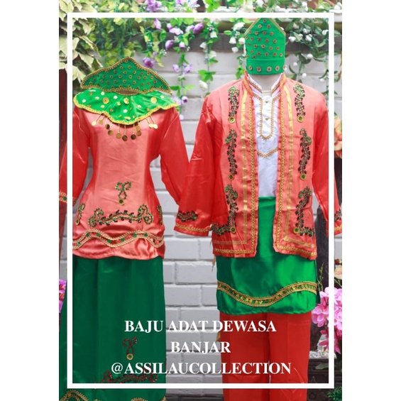 BAJU ADAT TRADISIONAL BANJARMASIN//BAJU PENGANTIN ADAT BANJARMASIN