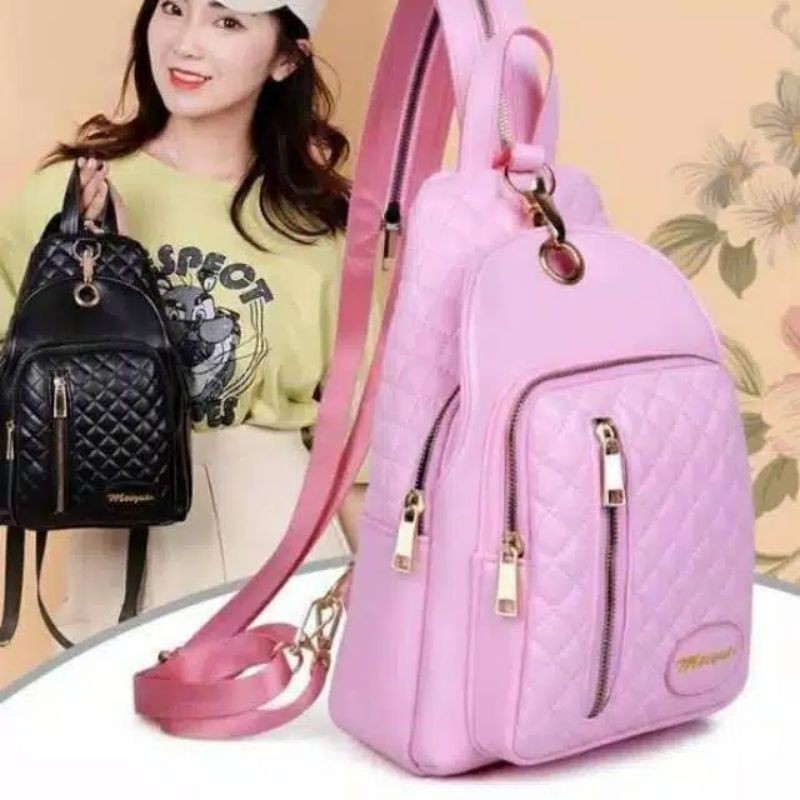 Tas Ransel Wanita/Tas Wanita Terbaru/Tas Ransel Murah Berkualitas Tas Kampus Tas Kekinan