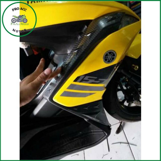 Cover list body depan carbon yamaha aerox 155