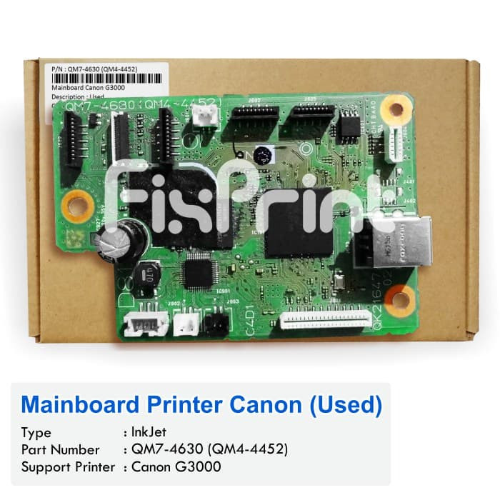 Motherboard Printer Canon G3000 Mainboard G3000 Logic Board G3000 Ori FPTS1828