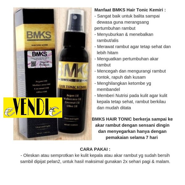 BMKS Hair Tonic Kemiri Bpom