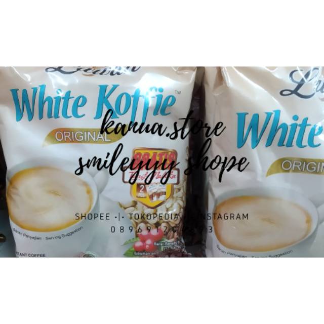 

Luwak white coffee original gratis 2pcs tarik malaka 18x20gr