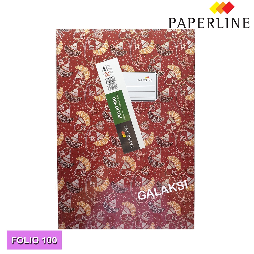 

BUKU HARD COVER FOLIO 100 PAPERLINE