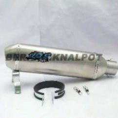 knalpot racing DQS KAPSUL TERLARIS diameter inled leher D50mm SLINCER ONLY