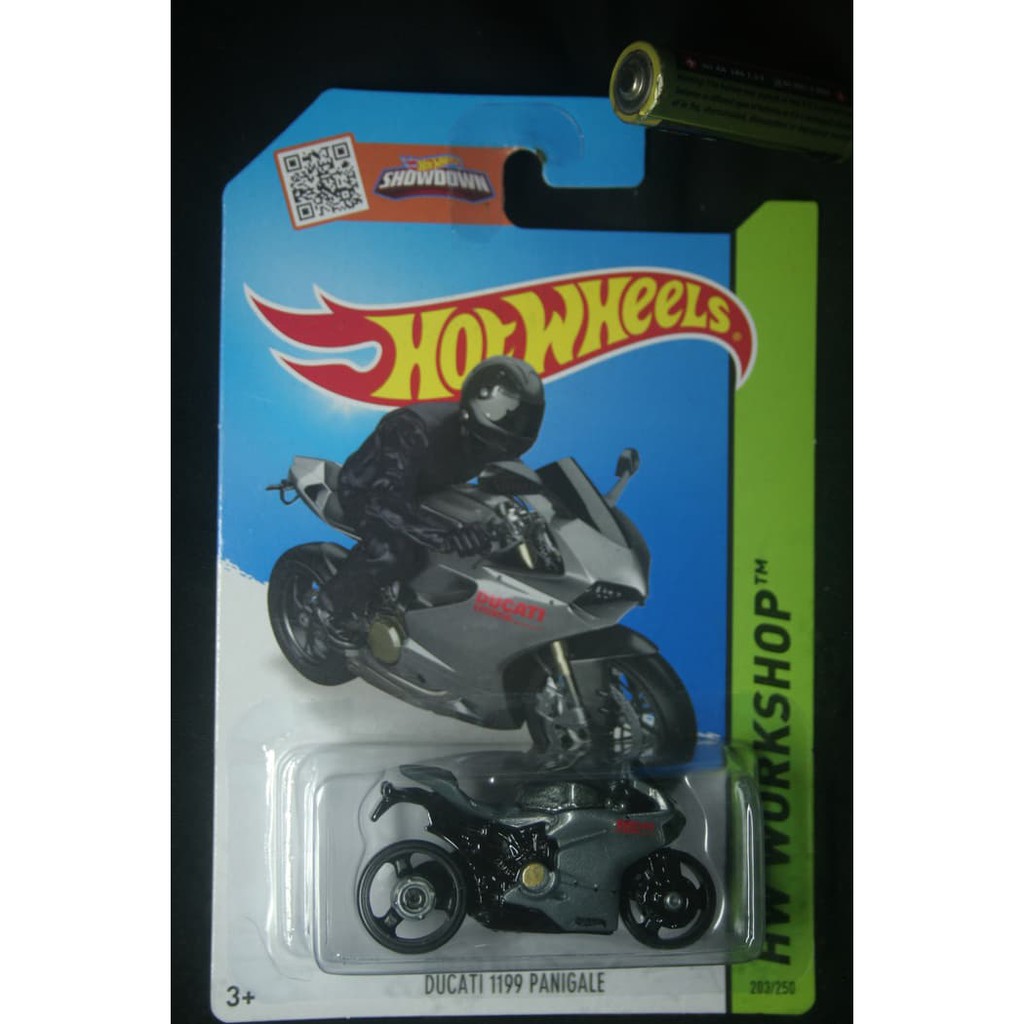 Diecast Motogp - Diecast Ducati - Diecast New Ray Vespa Ducati 1199 Panigale Gray Hotwheels Hw 2015