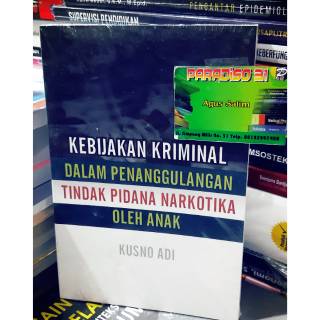 Jual Buku Kebijakan Kriminal Dalam Penanggulangan Tindak Pidana ...