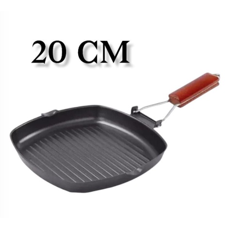 panci panggang anti lengkel square grill pan 20cm