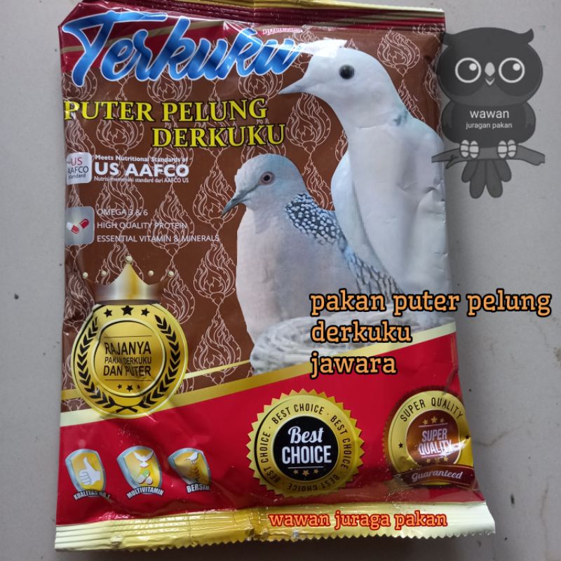 TERKUKU, PAKAN TERKUKU PELUNG DERKUKU