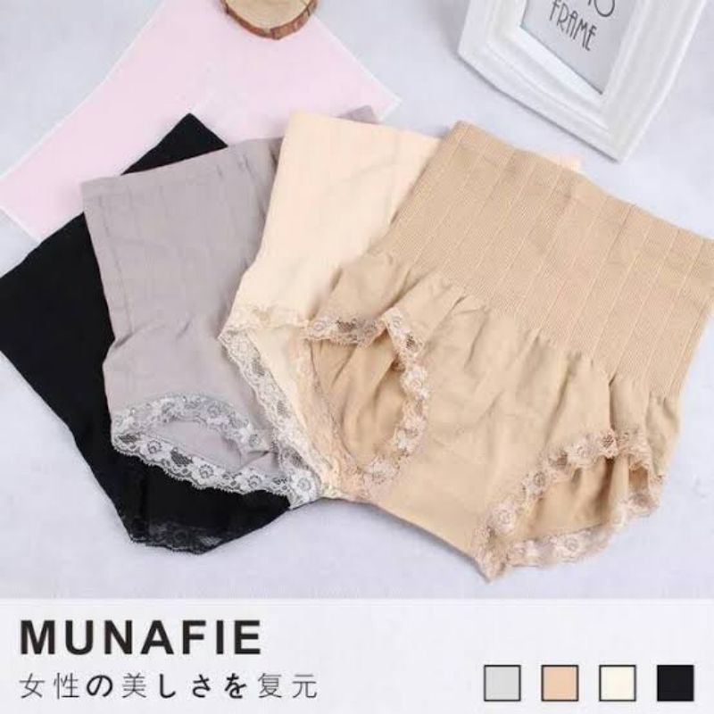 CELANA SEMI KORSET PELANGSING PERUT MUNAFIE SLIMMING PANTS ORIGINAL